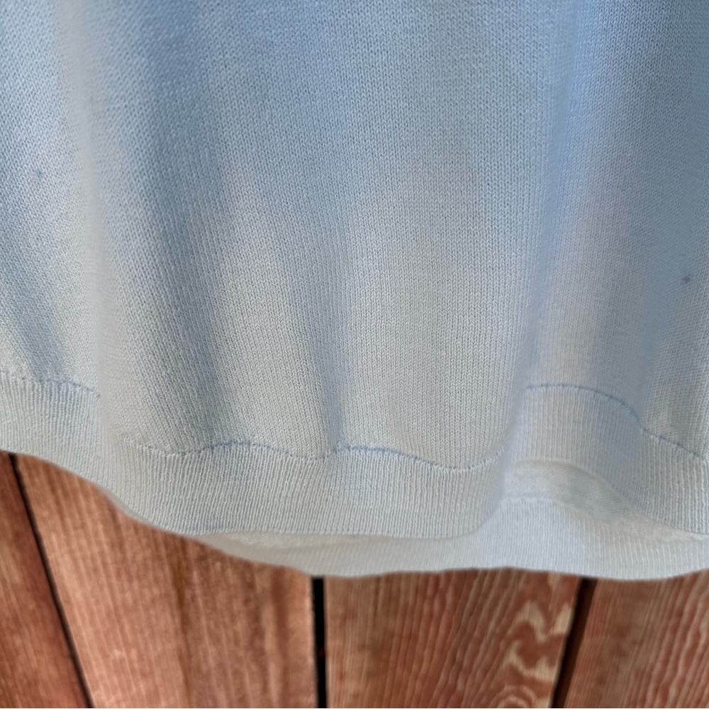 Loft Light Blue Long Sleeve Sweater Size Medium. - Picture 6 of 15